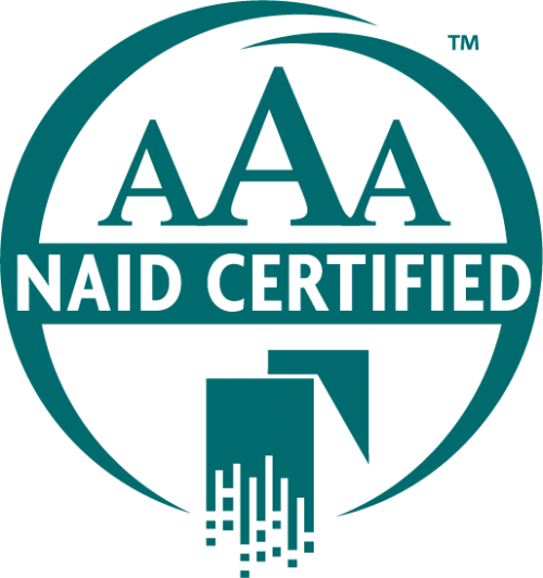 NAID AAA Certified logo