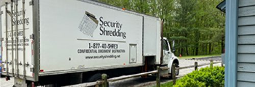 Security Shredding shred truck